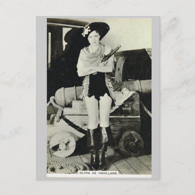 Olivia de Haveilland Postkarte (Vorderseite)