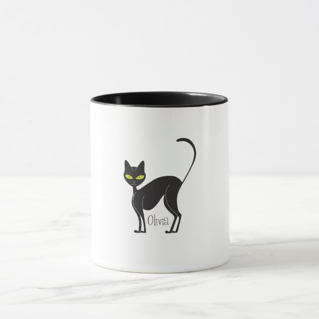 Olivia, die freundliche Cat-Tasse Tasse (Zentrum)