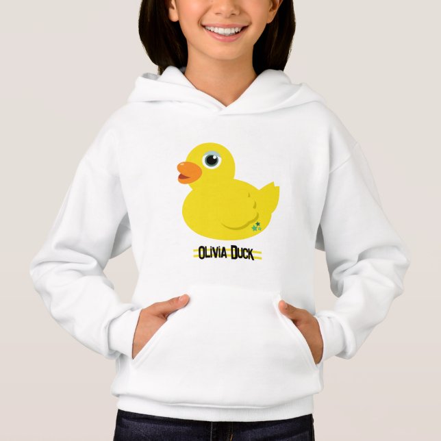 Olivia Duck Hoodie (Vorderseite)
