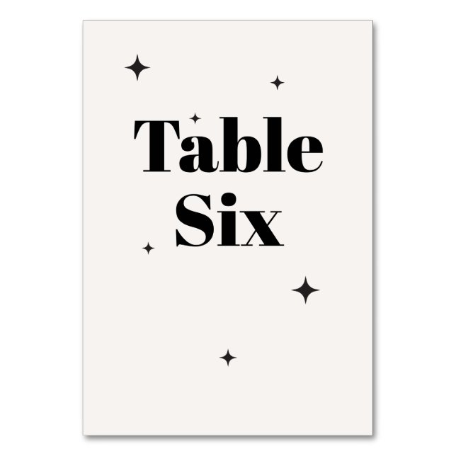 OLIVIA Modernes Hochzeitsfrühstück der Elfenbeinkü Tischnummer (Vorderseite)