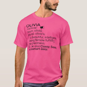 Olivia Name Definition Olivia Name der Frau T-Shirt