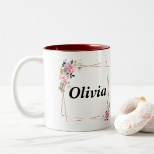 Olivia name Tassen - Custom Coffee Cup with An