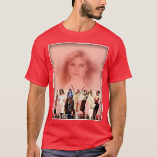 Olivia NewtonJohn Xanadu gerahmte Collage entworfe T-Shirt