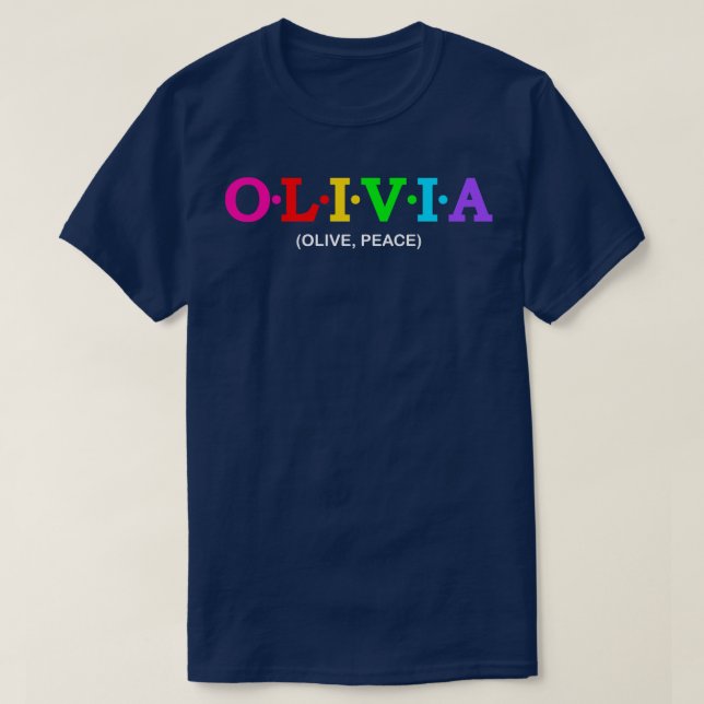 Olivia Olive Peace T-Shirt (Design vorne)