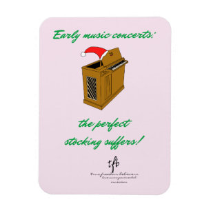 Olivia Orgel Weihnachten Strumpf Magnet