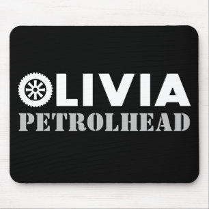 Olivia Petrol Head Mousepad
