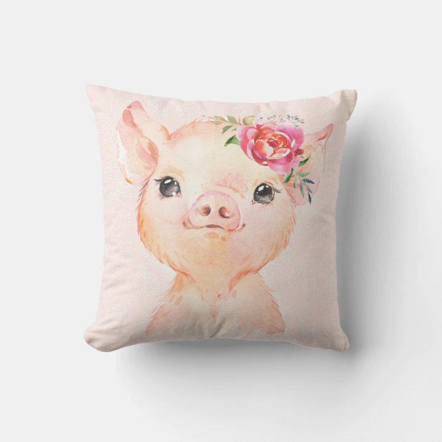 Olivia Pigsley Pig Pillow Kissen (Vorderseite)