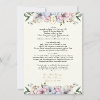 Olivia Prayer Cards Einladung