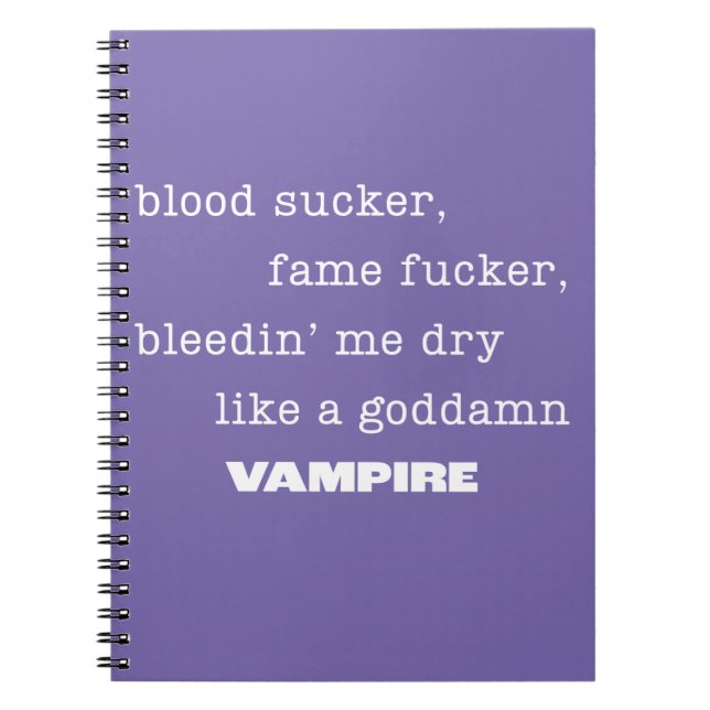 Olivia Rodrigo lyric Notebook Pop Music Notizblock (Vorderseite)