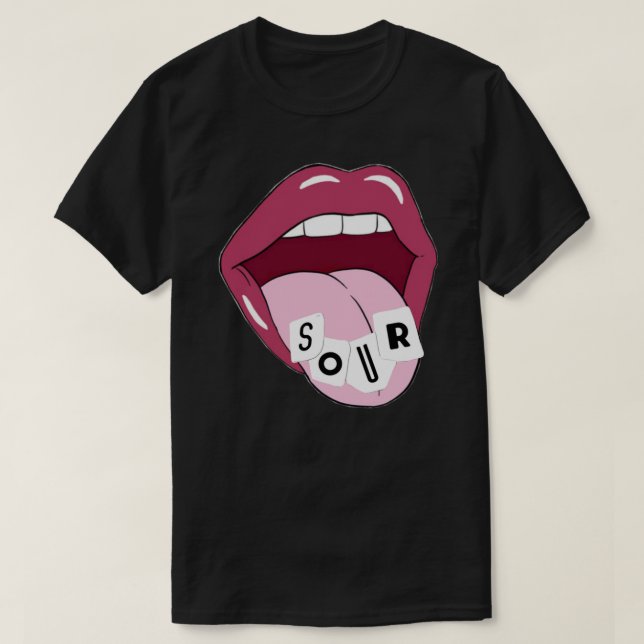Olivia Rodrigo Sour Sticker.png T-Shirt (Design vorne)