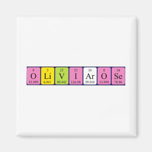 Olivia-Rose Periodenmagnet Magnet