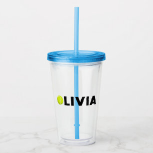 Olivia Tennis Acryltrinkbecher