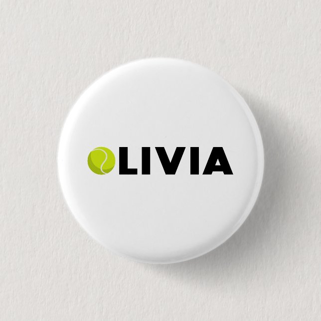 Olivia Tennis Button (Vorderseite)