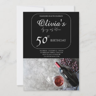 "Olivia's 50. Geburtstagsbash: Altern wie feiner W Einladung