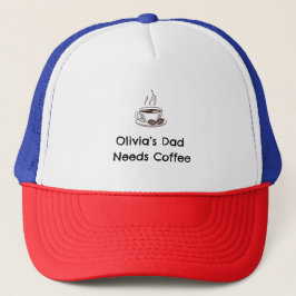Olivia's Dad | Custom Name Parent Gift Truckerkappe