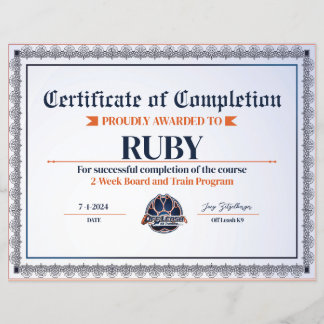 OLK9-Zertifikat Nr. 12