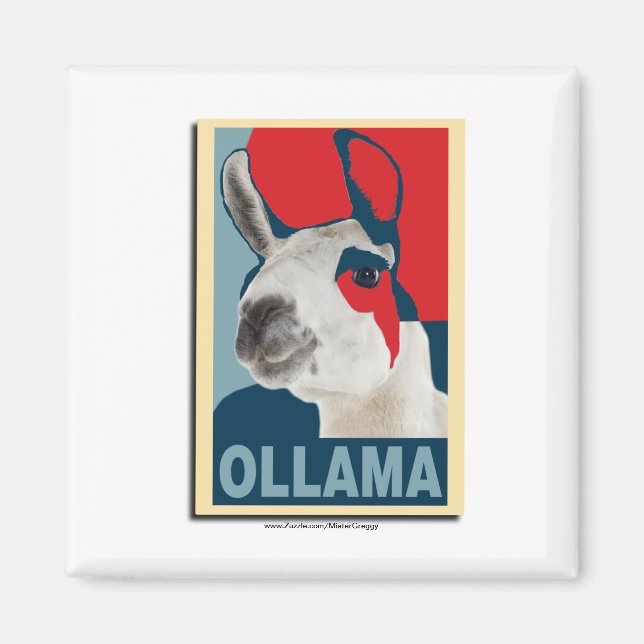 Ollama Obama - Magnet (Devant)