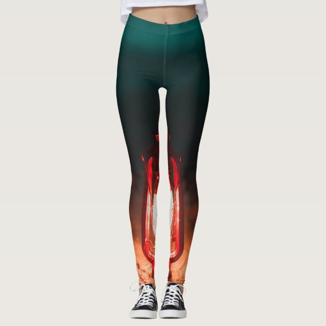 Öllampe Leggings (Vorderseite)