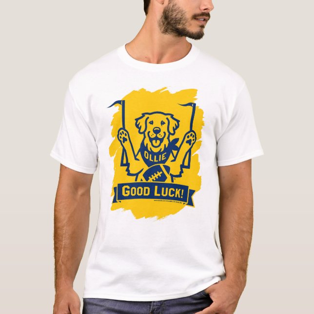 Ollie der glückliche Hund Männer T - Shirt (Vorderseite)