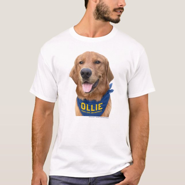 Ollie la T-shirt photo masculine de Lucky Dog (Devant)