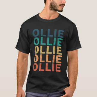 Ollie Name T Shirt - Ollie Vintag Retro Name Gesch