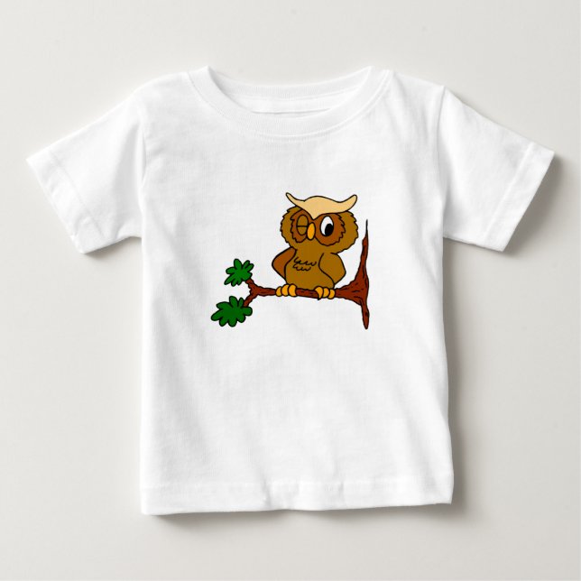 Olly Owl Baby T-shirt (Vorderseite)