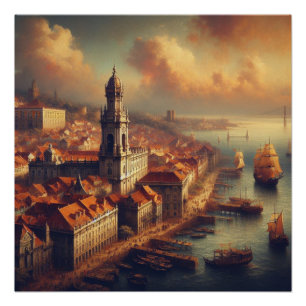 Ölmalerei der Renaissance Poster