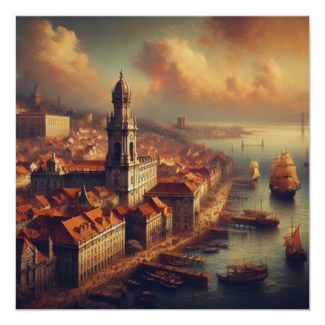 Ölmalerei der Renaissance Poster (Vorderseite)