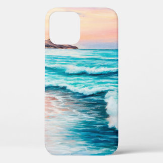  Ölmalerei eines schönen lila Sonnenuntergangs übe Case-Mate iPhone Hülle