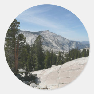 Olmsted Point II aus dem Yosemite-Nationalpark Runder Aufkleber