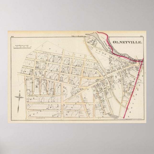 Olneyville Providence Rhode Island Poster (Vorne)