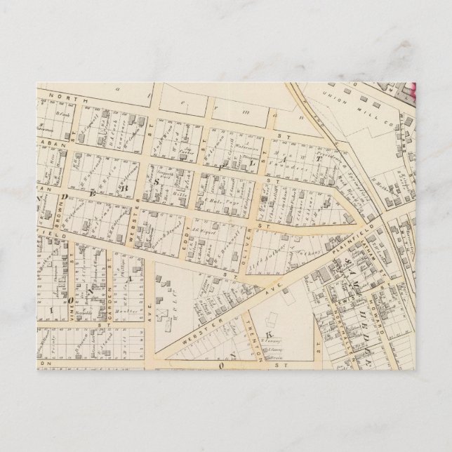 Olneyville Providence Rhode Island Postkarte (Vorderseite)