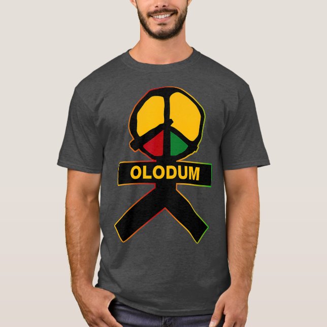 OLODUM Beat it Piano Peace Anti War T-Shirt (Vorderseite)