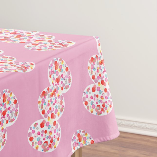 Olorful Ostereier Wasserfarben Blots Happy Oaster Tischdecke (Beispiel)