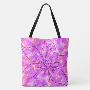 Olowalu Hibiskus Hawaiian Camouflage Beach Bag Tasche