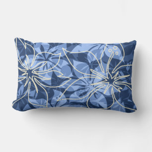 Olowalu Hibiskus Hawaiian ReversibleLumbar Pillows Lendenkissen