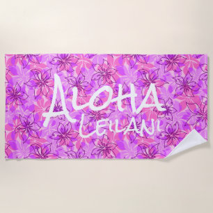 Olowalu Hibiskus Hawaiianische Camouflage Aloha Mo Strandtuch