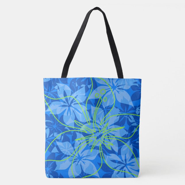 Olowalu Hibiskus-hawaiische Tasche (Vorderseite)