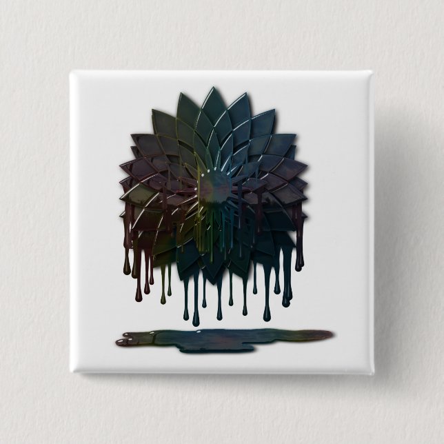 Ölpest Button (Vorderseite)