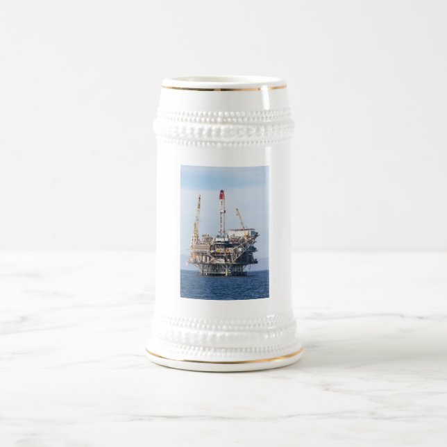 Ölplattform Bierglas (Mittel)