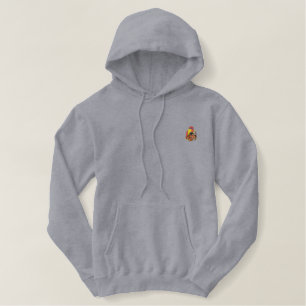 Ölplattform-Bohrer Bestickter Hoodie