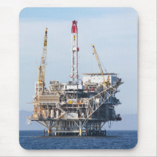 Ölplattform Mousepad