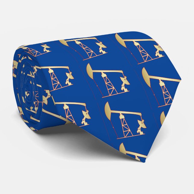 Ölpumpe Jack Neck Tie Krawatte (Gerollt)