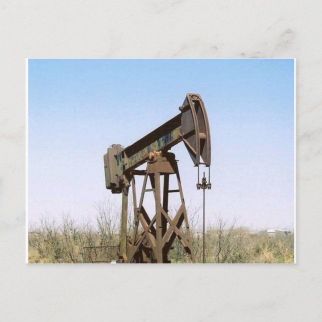 Ölpumpenanlage Postkarte (Vorderseite)