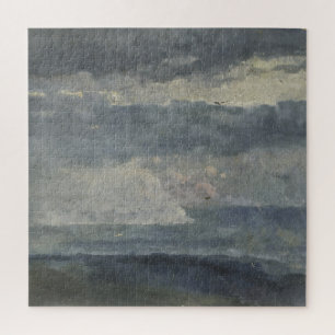 Ölstudie über Wolken - klassischer atmosphärischer