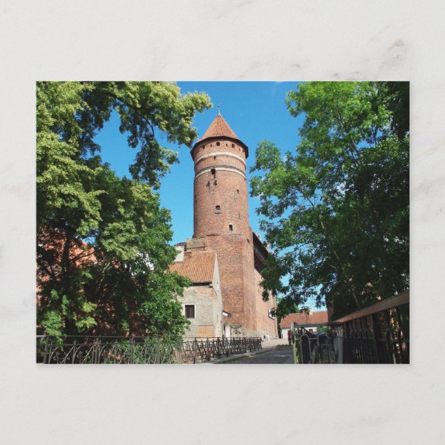 Olsztyn Château médiéval gothique II - carte posta (Devant)