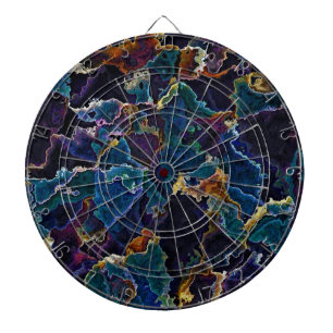 Ölteppich Dartscheibe