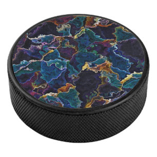 Ölteppich Eishockey Puck