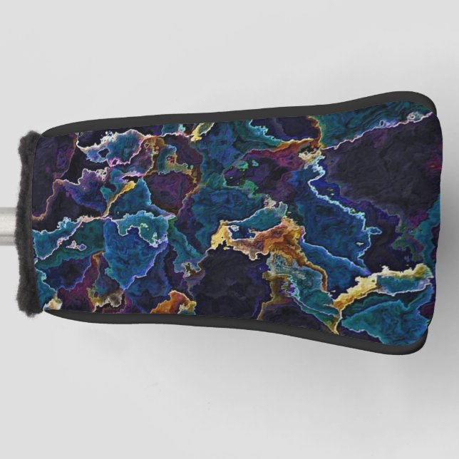 Ölteppich Golf Headcover (Vorderseite)