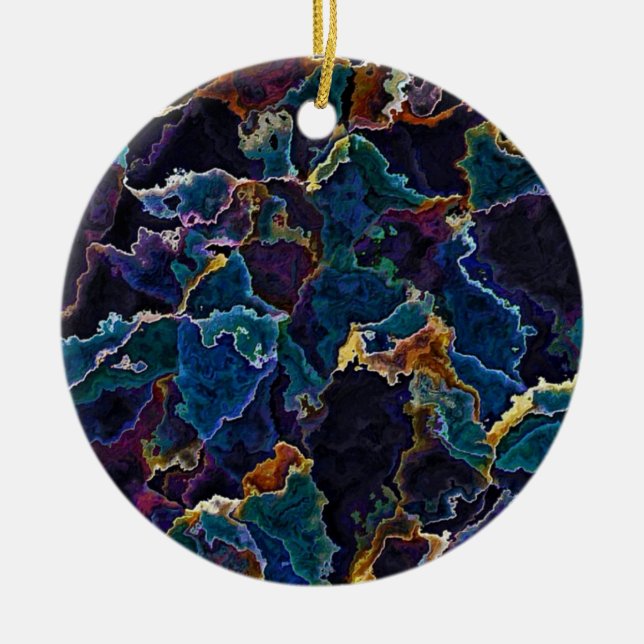 Ölteppich Keramik Ornament (Vorne)